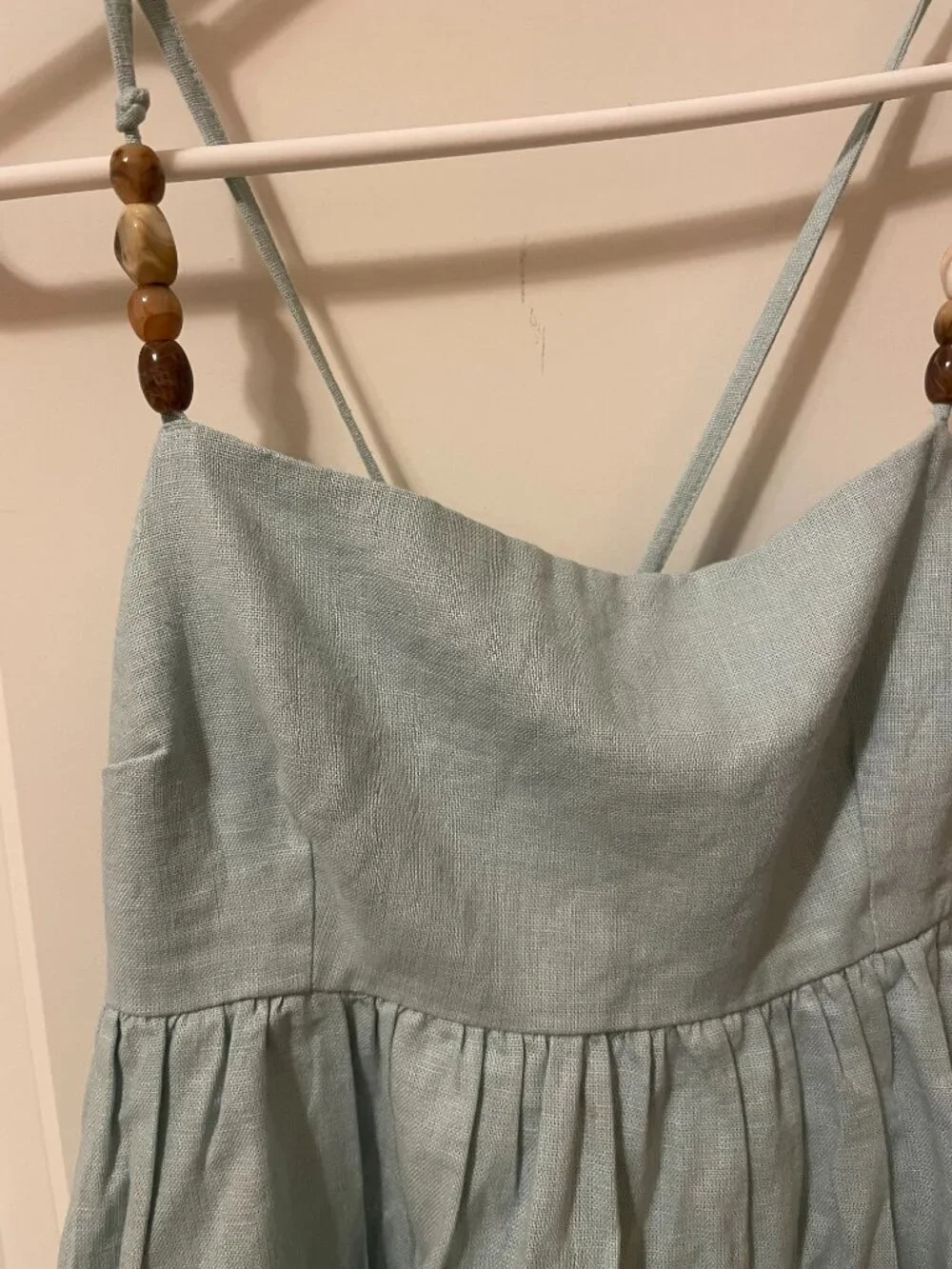 Abercrombie & Fitch Women's Tie-Back Babydoll Maxi Dress